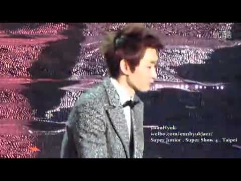 [Fancam]120202 SS4 Taiwan OurLove Eunhyuk Focus