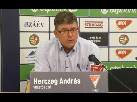 A MOL Vidi FC elleni meccset követő sajtótájékoztató (2018.08.10.)