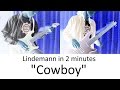 8) Lindemann - Cowboy (Guitar & Bass cover + ...
