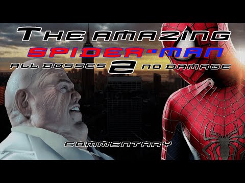 The Amazing Spider-Man 2 All Bosses No Damage Super Hero Difficulty NG+(With Commentary)