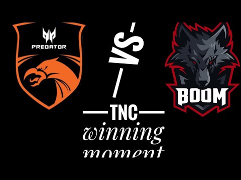 TNC vs BOOM ESPORTS ti10 Sea qualifiers / tnc winning moment highlights.