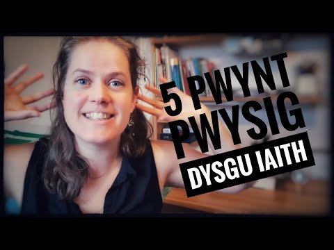 Pum pwynt pwysig dysgu iaith - Tips for learning a new language | Galés con Marian