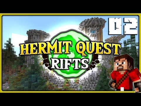 HermitQuest Rifts | Ep 02 | QUESTS & DEATHS!! (Minecraft PVP) HD