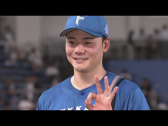 ファイターズ・清宮幸太郎選手ヒーローインタビュー 8月22日 千葉ロッテマリーンズ 対 北海道日本ハムファイターズ