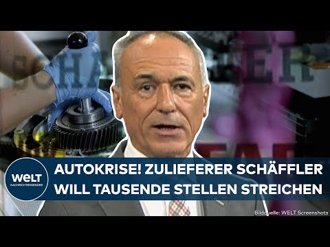 AUTOKRISE IN DEUTSCHLAND: Jobabbau bei Autozulieferer! Schaeffler will Tausende Stellen abbauen