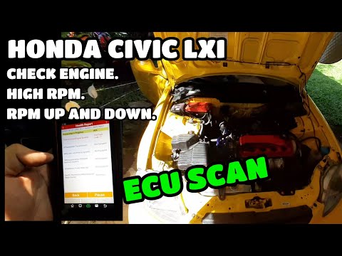HONDA CIVIC LXI / ECU SCAN / TAAS BABA RPM / CHECK ENGINE.