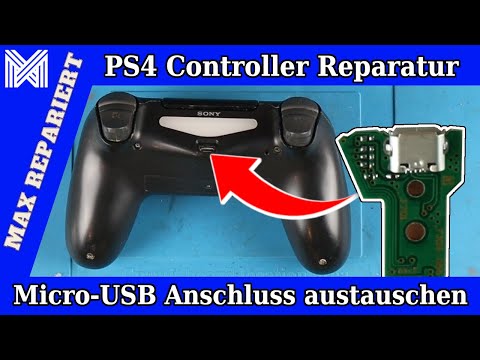 PS4 Controller Ladeanschluss tauschen - PS4 Controller verbindet sich nicht - Controller lädt nicht