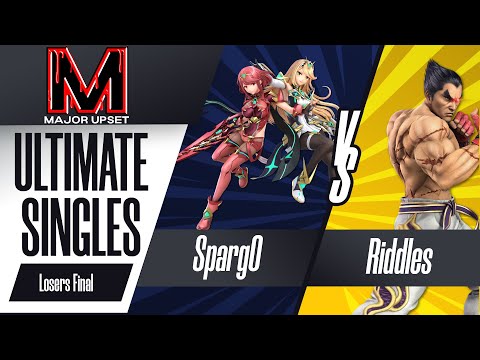 Sparg0 (Pyra/Mythra, Cloud) vs Riddles (Kazuya) - Ultimate Singles Losers Final - MAJOR UPSET