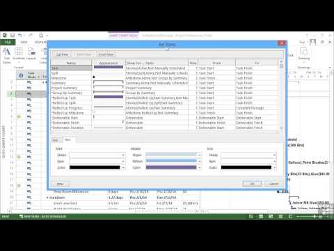 Microsoft Project 2013 Tutorial | Create And Customize Your Own Gantt Chart View