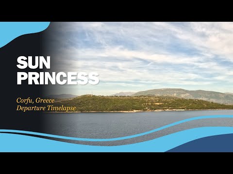 Thumbnail for Sun Princess Departs Corfu, Greece Stunning HD Timelapse Cruise Video