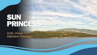 Sun Princess Departs Corfu, Greece Stunning HD Timelapse Cruise Video