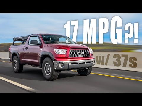 Big Tires DID NOT Kill My Fuel Economy. But Why?? (Not Clickbait)