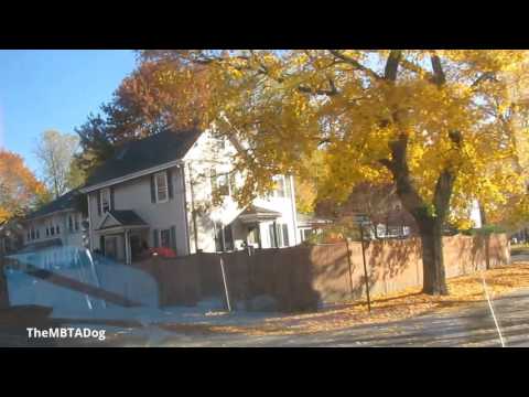 TheMBTADog: MBTA Bus 52 Ride - WATERTOWN YARD to DEDHAM MALL via PARKER STREET [NABI CNG 2048]