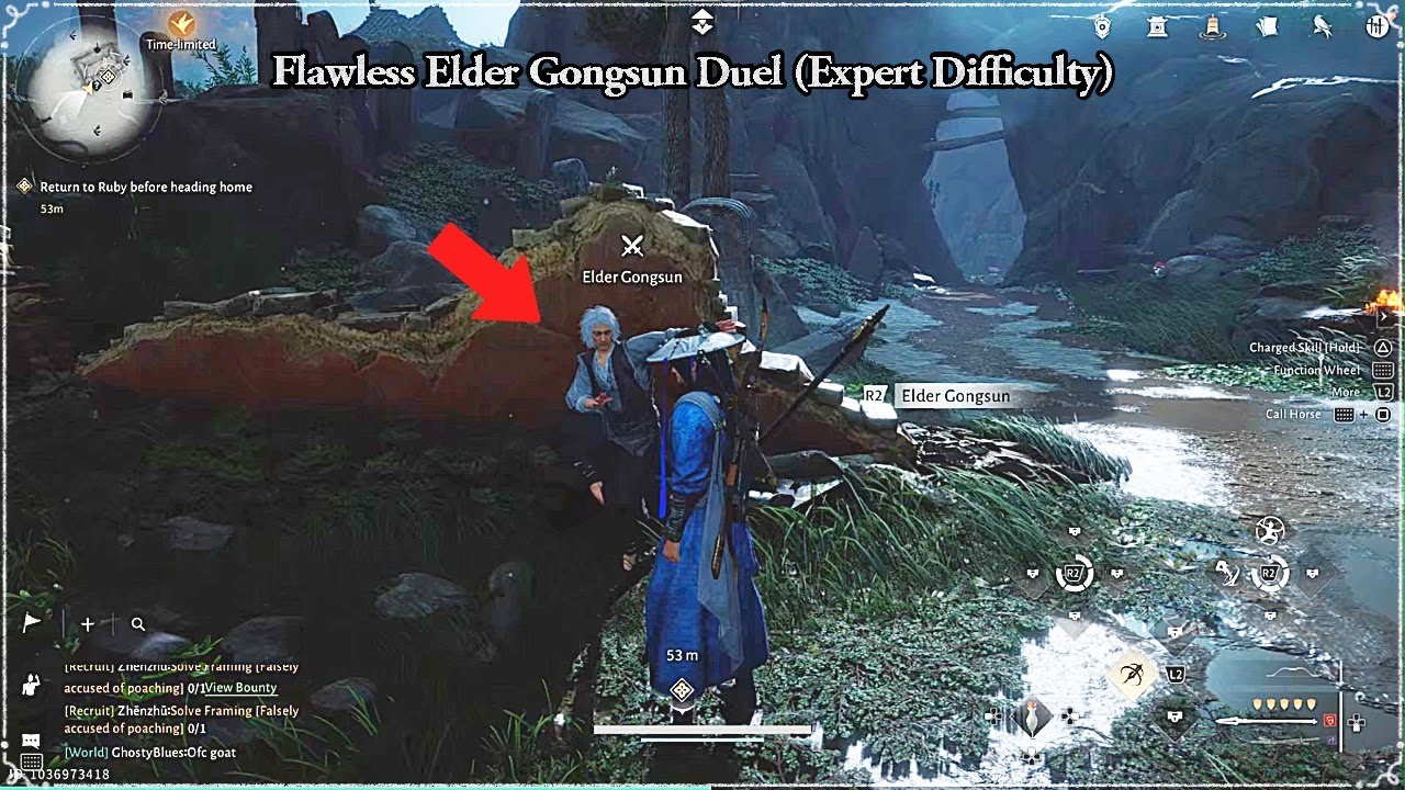 Flawless Elder Gongsun Duel! (Expert Difficulty)-Where Winds Meet