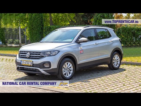 VW T-Cross 2020/2021 with built-in navigation & aut. gearbox | Review from Top Rent A Car Bulgaria