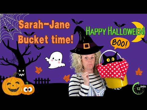 Spooky Halloween Fun! With Sarah-Jane Bucket Time! 𝐏𝐫𝐞𝐬𝐜𝐡𝐨𝐨𝐥, 𝐓𝐨𝐝𝐝𝐥𝐞𝐫, 𝐋𝐞𝐚𝐫𝐧𝐢𝐧𝐠 𝐚𝐧𝐝 𝐄𝐝𝐮𝐜𝐚𝐭𝐢𝐨𝐧𝐚𝐥 𝐅𝐮𝐧!