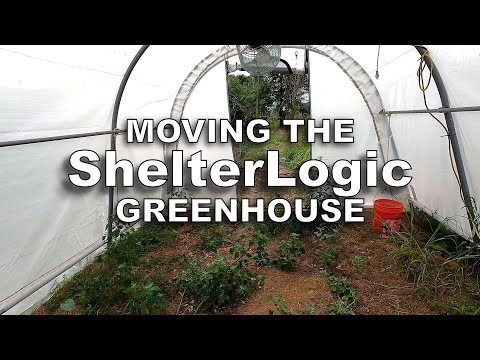 Moving the ShelterLogic Greenhouse