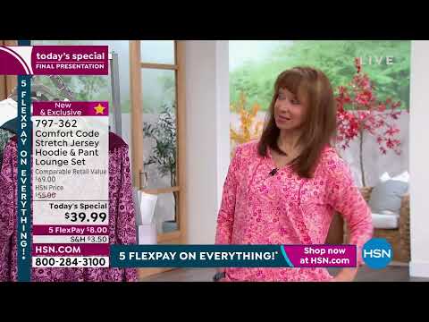 Comfort Code Stretch Jersey Hoodie and Pant Lounge Set