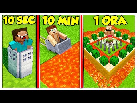 QUANTO CI METTI A COSTRUIRE UNA TRAPPOLA TROLL? - Minecraft ITA