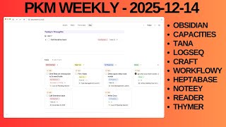 PKM (Personal Knowledge Management) Weekly Update - 2025-12-14