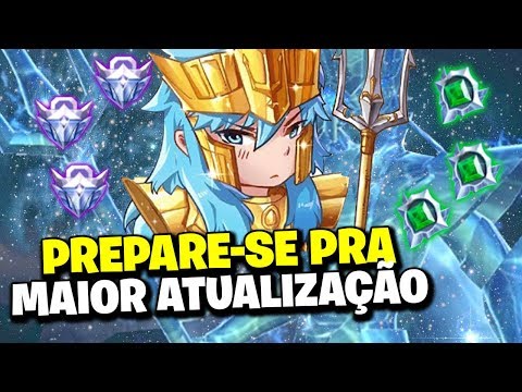 FIQUE PREPARADO PRA MAIOR ATUALIZAÇÃO, GANHE MUITOS REFINOS E TRANCA! -  Saint Seiya Awakening