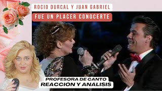 Rocio Durcal, Juan Gabriel - Fue Un Placer Conocerte (En Vivo) | Vocal Coach reacción y análisis