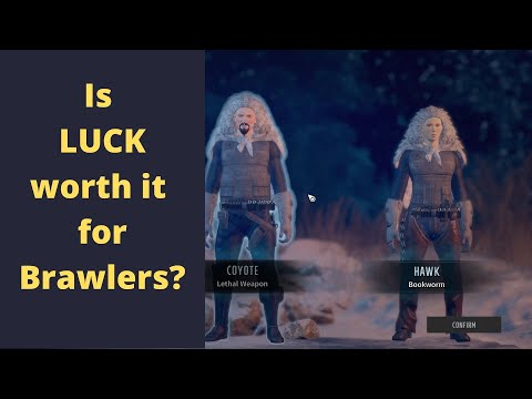 WASTELAND 3 - New player guide tutorial - Brawler build | Is LUCK worth it or not for Brawlers?