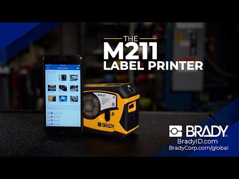 Портативный принтер этикеток BRADY M211 видео