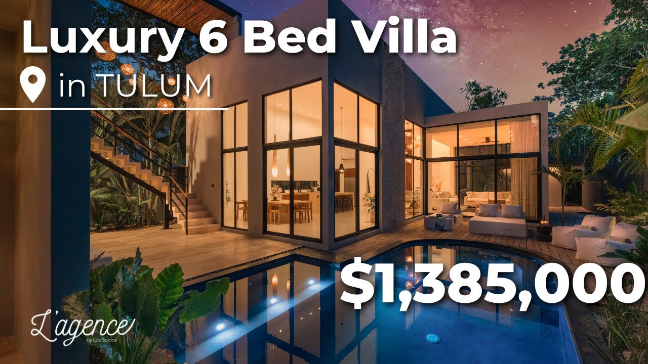 Casa Colette: Villa de lujo de 6 recamaras en Tulum por $1,385,000 USD