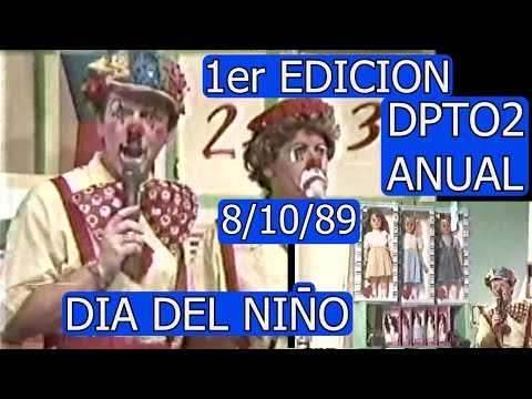 0321 Primer Programa DPTO2 'Día del Niño': Primeros Minutos - Domingo Para Todos, 8 de Octubre 1989