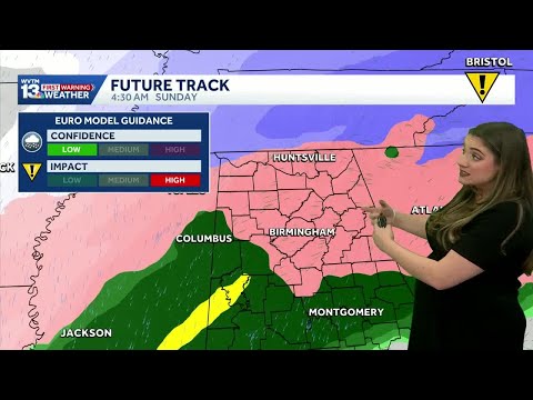 Southern Winter Storm: Tracking threat of snow and ice in the Alabama weather forecast this weekend