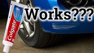 COLGATE - DOES IT REALLY WORK FOR CAR SCRATCHES | #ColgateForCarScratches #CarScratches