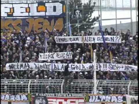 FCC vs. schweine RWE Hauptribüne und Südkurve  Jena