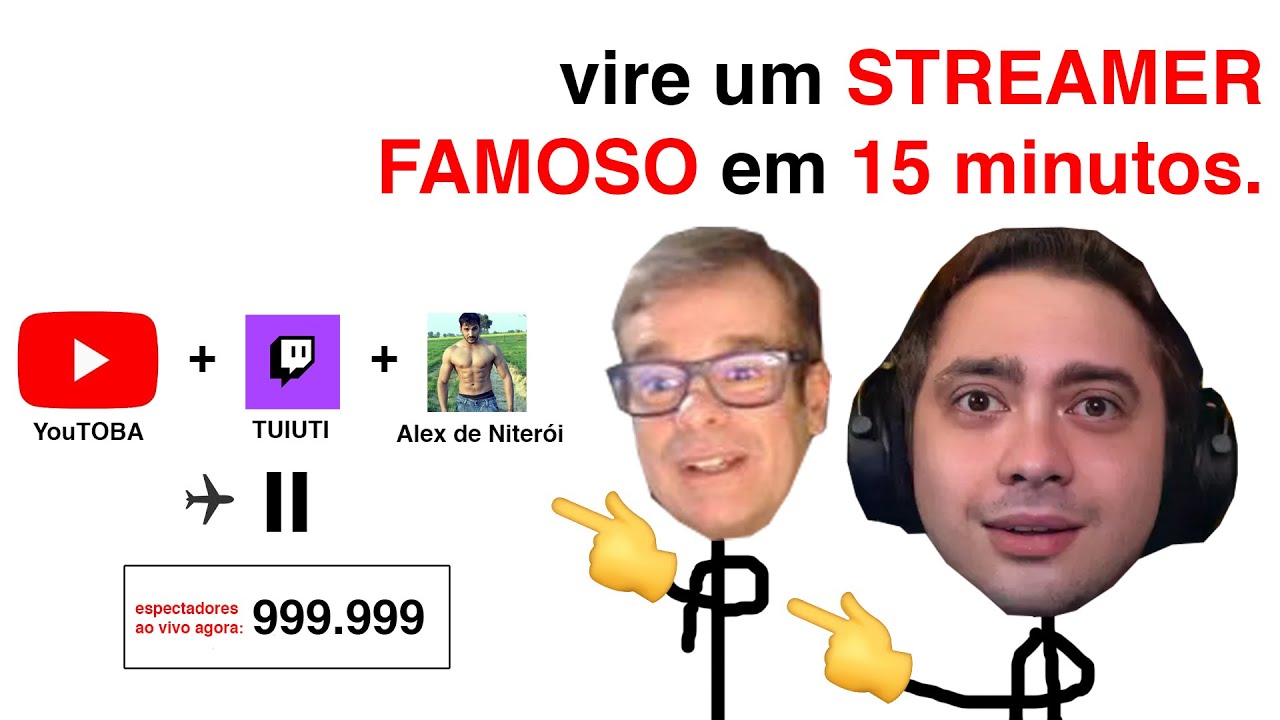 VIRAR um STREAMER FAMOSO é bem fácil, na real