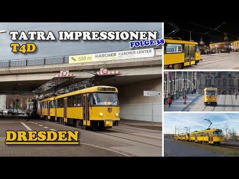 Tatra Straßenbahnen Dresden - Tatra Impressionen Teil 38