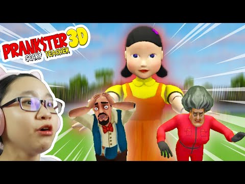 Prankster 3D (Scary Teacher 3D) Squid Game??? - Let's Play Prankster 3D!!!