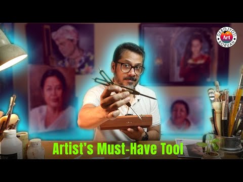 The SECRET Artist's Tool🖌️  for Flawless OUTLINE DRAWING for Every PAINTING by Debojyoti Boruah