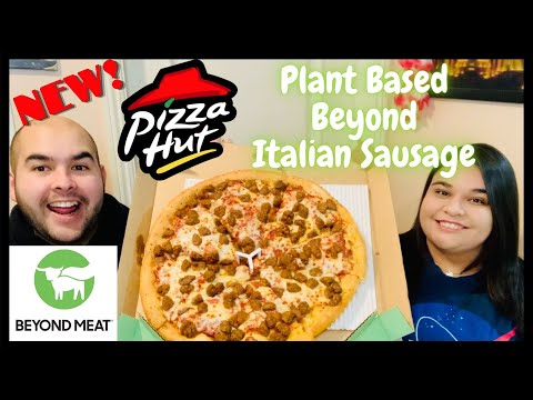 NEW Pizza Hut BEYOND Italian Sausage Pan Pizza...