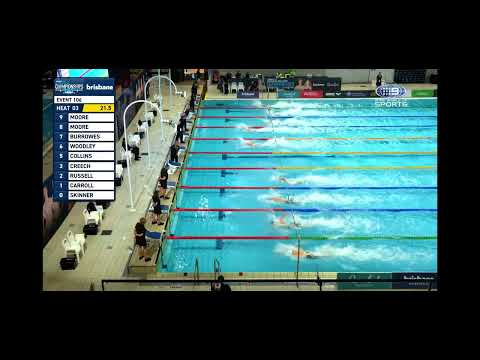 2025 Australian Age Champs Xavier 50m Free heat swim