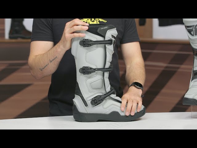 Fly Racing Maverik Boots Adult 10 Gray 6