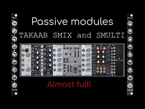 Modular synthesis - passive modules are a thing!