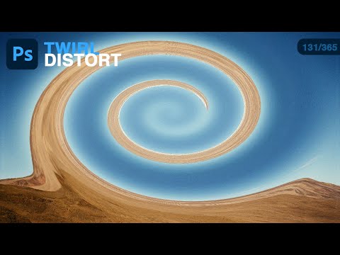 How to Create a Twirl Distort Effect in Photoshop