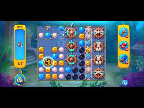 Fishdom level 11413 no boosters フィッシュダム ノーマル