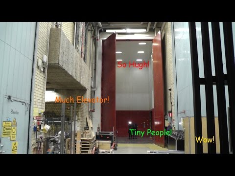HUGE & Special Built Freight elevator @ Stockholms Stadsteater