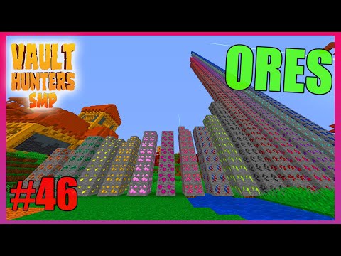 USING FORTUNE 8 ON ALL MY ORES! - Minecraft Vault Hunters SMP eps 46