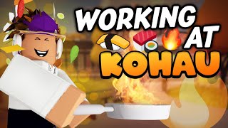 Working at ROBLOX Kohau as a Hibachi CHEF *AGAIN*!