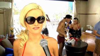 Holly Madison Hosts 4th Of July Event at Wet Republic Ultra Pool Las Vegas 2010  HD 720p