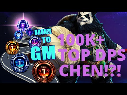 Chen S,E,F - 100k TOP DAMAGE CHEN?!? - Bronze to GM Season 3 (Diamond 2)