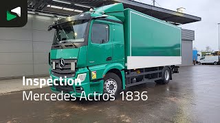 Camion fourgon Mercedes-Benz Actros 1836 4X2 18tonner 2000kg Ladebordwand Full Air suspension | Image 4 - Autoline