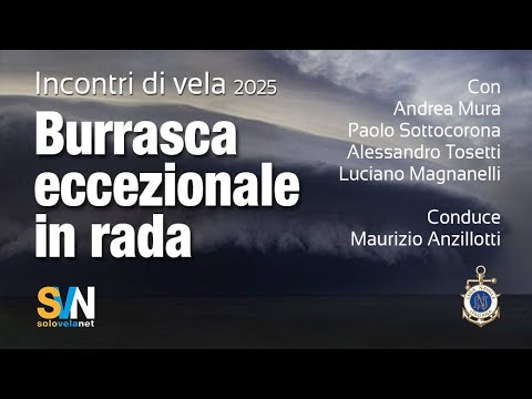 Burrasca eccezionale in rada - Incontri di vela 2025 Salone Nautico Genova